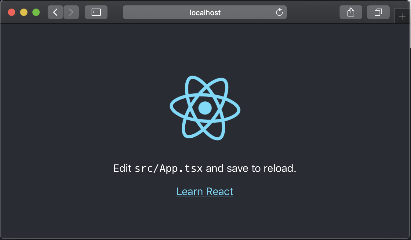 Создать проект react